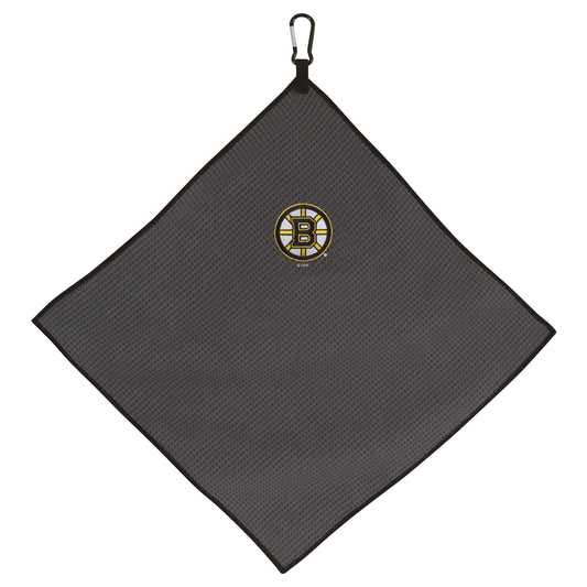 Boston Bruins 15" x 15" Grey Microfiber Towel |Team Effort - Team Effort