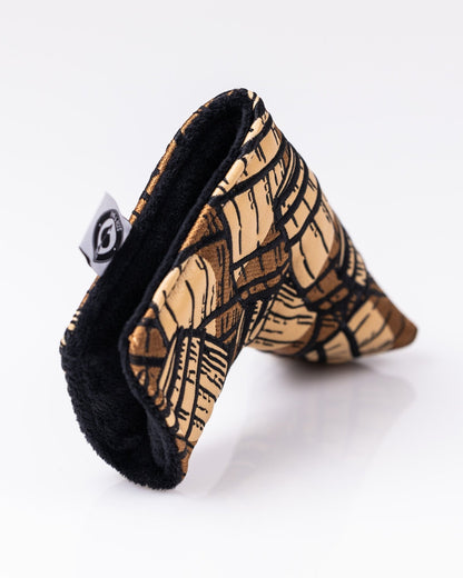Bourbon Barrel Blade Putter Cover - Pins and Aces