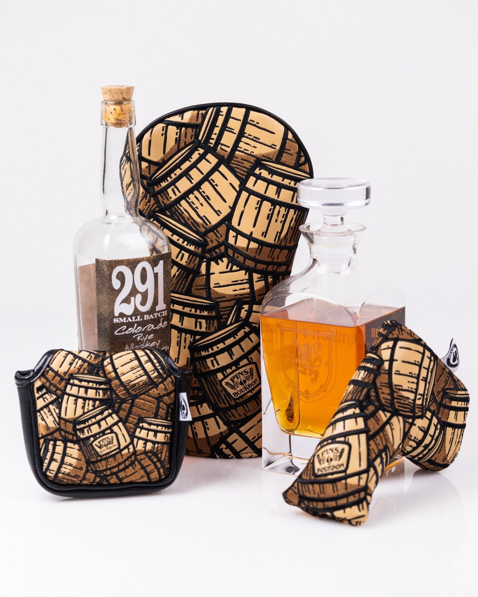 Bourbon Barrel Driver Cover - Pins and Aces