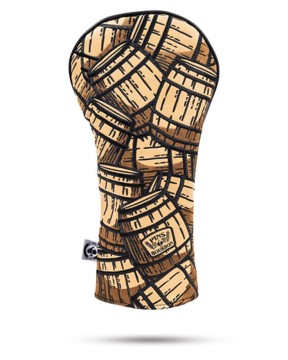 Bourbon Barrel Driver Cover - Pins and Aces