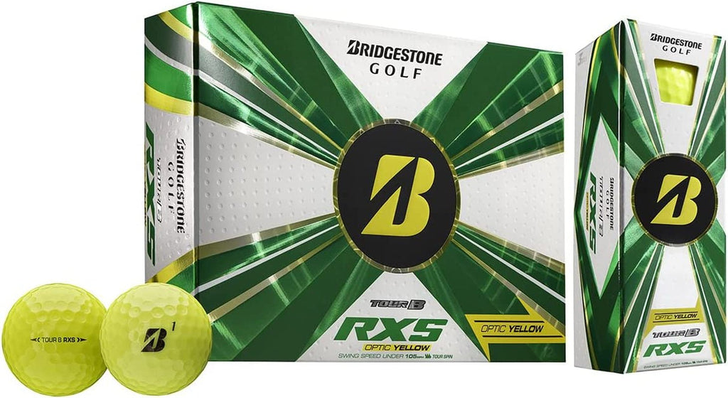 Bridgestone Golf 2022 Tour B XS Golf Balls (One Dozen) - Yellow -