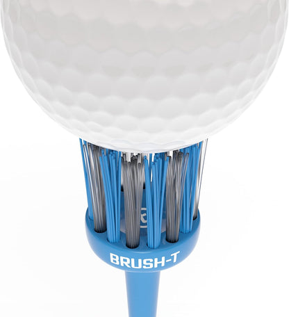 BRUSH T Premium Plastic Golf Tees - 