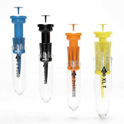 BRUSH T Premium Plastic Golf Tees - 