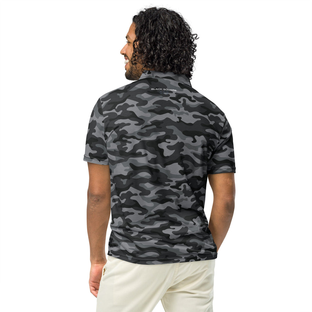 BS OPS Black Camo Men’s Slim Fit Golf Polo - XS - 