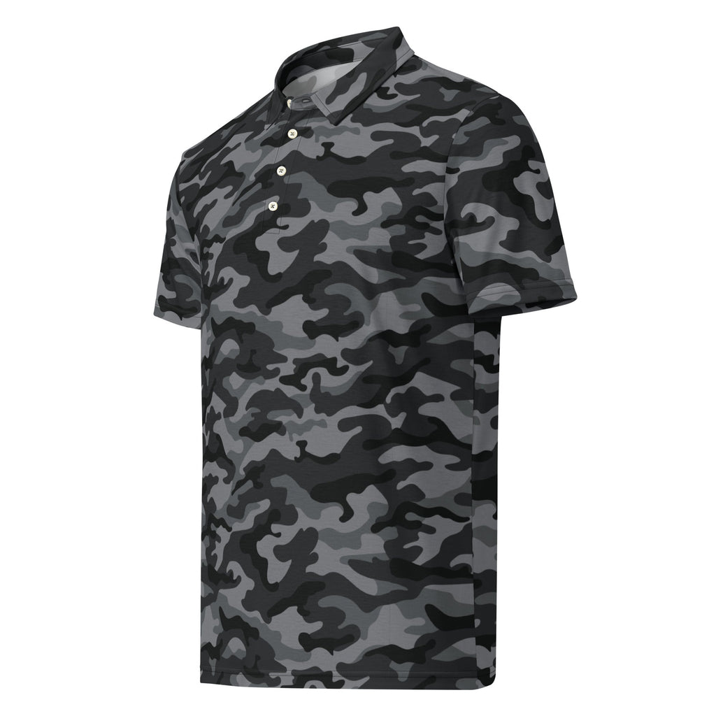 BS OPS Black Camo Men’s Slim Fit Golf Polo - XS - 