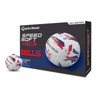 Buffalo Bills SpeedSoft Ink Golf Balls - TaylorMade Team
