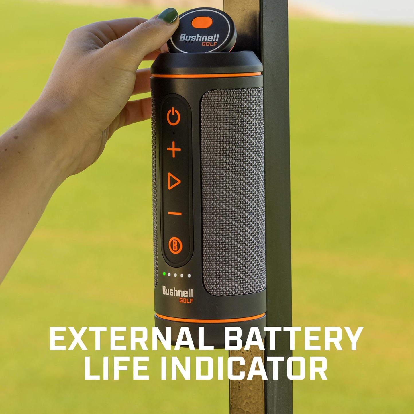 Bushnell Golf Wingman 2 Golf Speaker with Audible GPS Distances - Wingman 2 - 