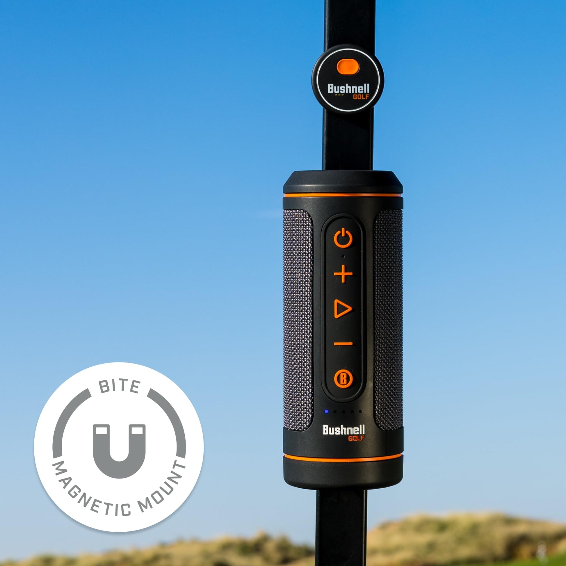 Bushnell Golf Wingman 2 Golf Speaker with Audible GPS Distances - Wingman 2 - 