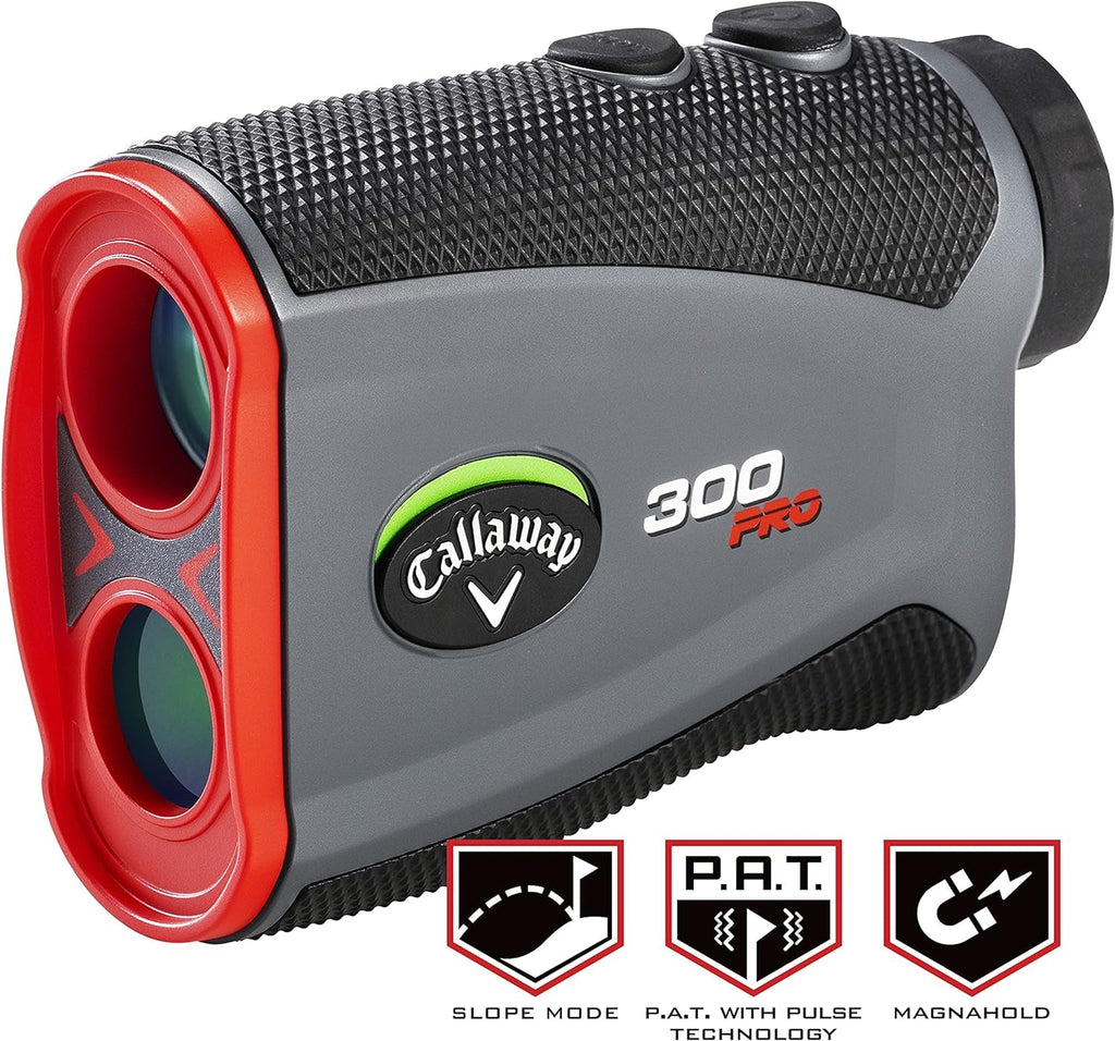 Callaway Callaway 300 Pro Laser Rangefinder, Slope Measurement - Silver/Red - Standard