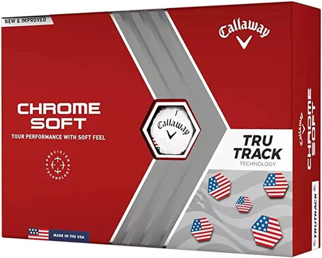 Callaway Golf 2022 Chrome Soft Golf Balls - Usa - True Track