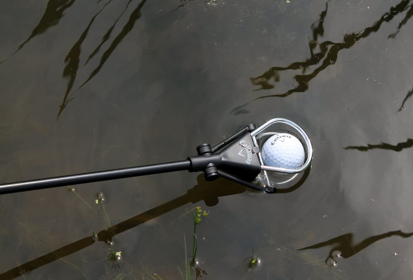 Callaway Golf Ball Retriever for Water, Telescopic with Dual - Zip Headcover - 15 Feet - Ball Retriever