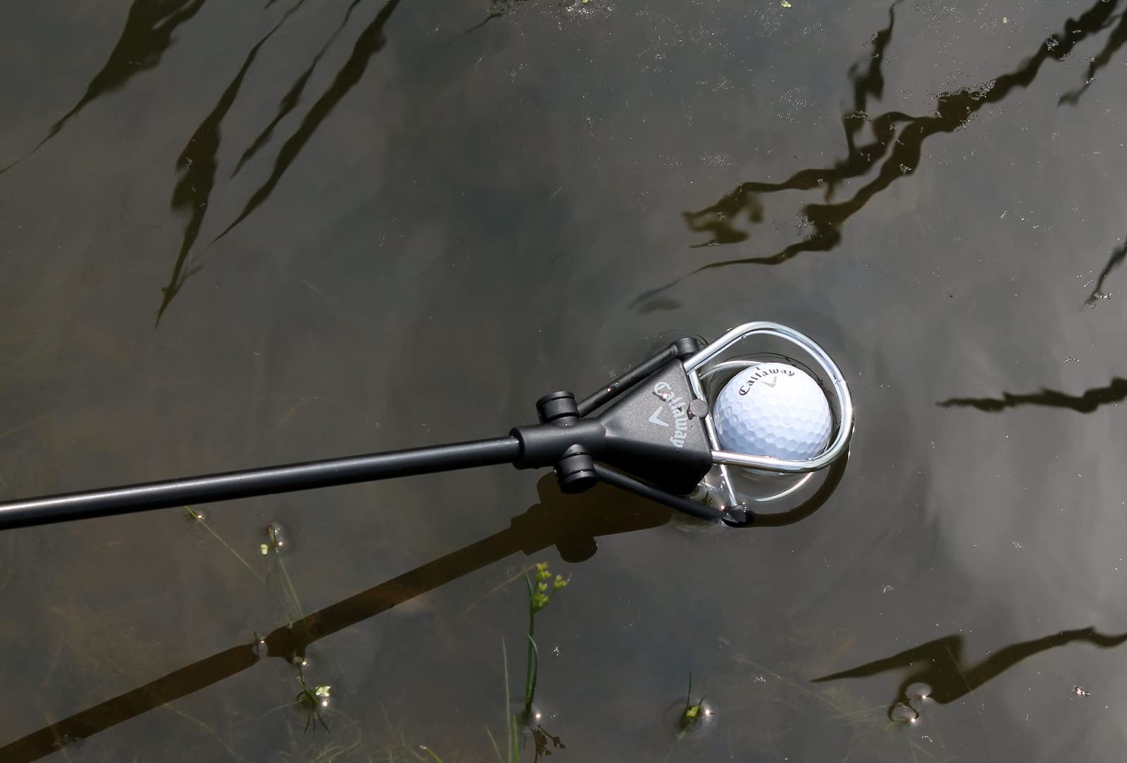 Callaway Golf Ball Retriever for Water, Telescopic with Dual - Zip Headcover - 15 Feet - Ball Retriever