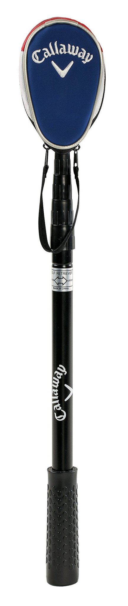 Callaway Golf Ball Retriever for Water, Telescopic with Dual - Zip Headcover - 6 Feet - Ball Retriever