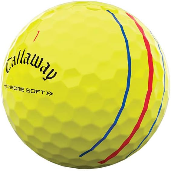 Callaway Golf Chrome Soft Golf Balls - Yellow - 360 Triple Track