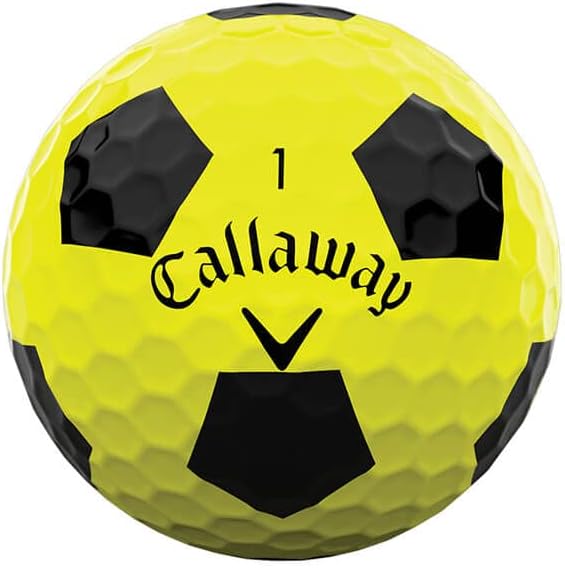 Callaway Golf Chrome Soft Golf Balls - Yellow/Black Truvis - Truvis