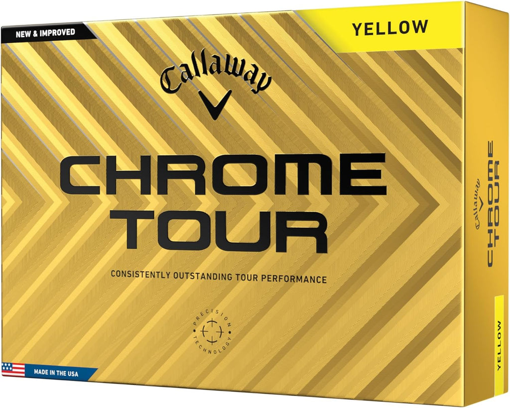 Callaway Golf Chrome Tour Golf Balls - White - Standard