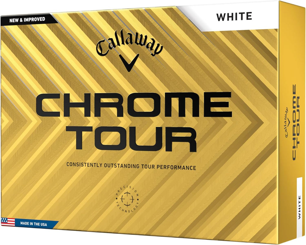 Callaway Golf Chrome Tour Golf Balls - White - Standard