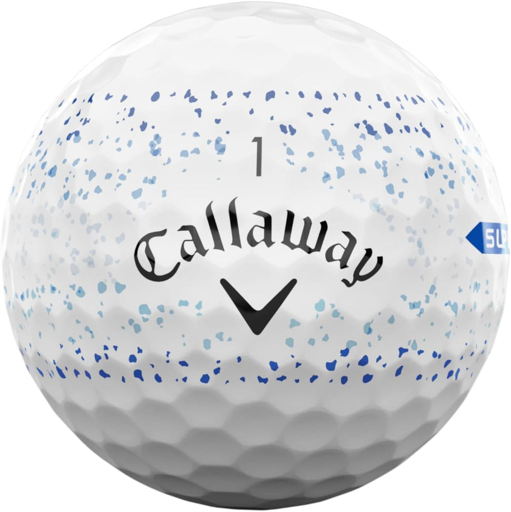 Callaway Golf Supersoft Golf Balls - Blue Splatter - One Dozen