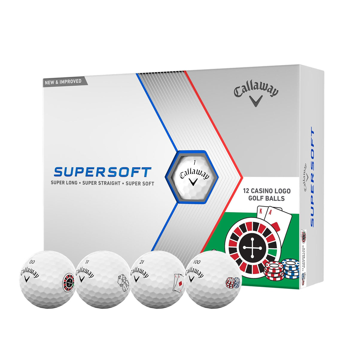 Callaway Golf Supersoft Golf Balls - Casino - 2023