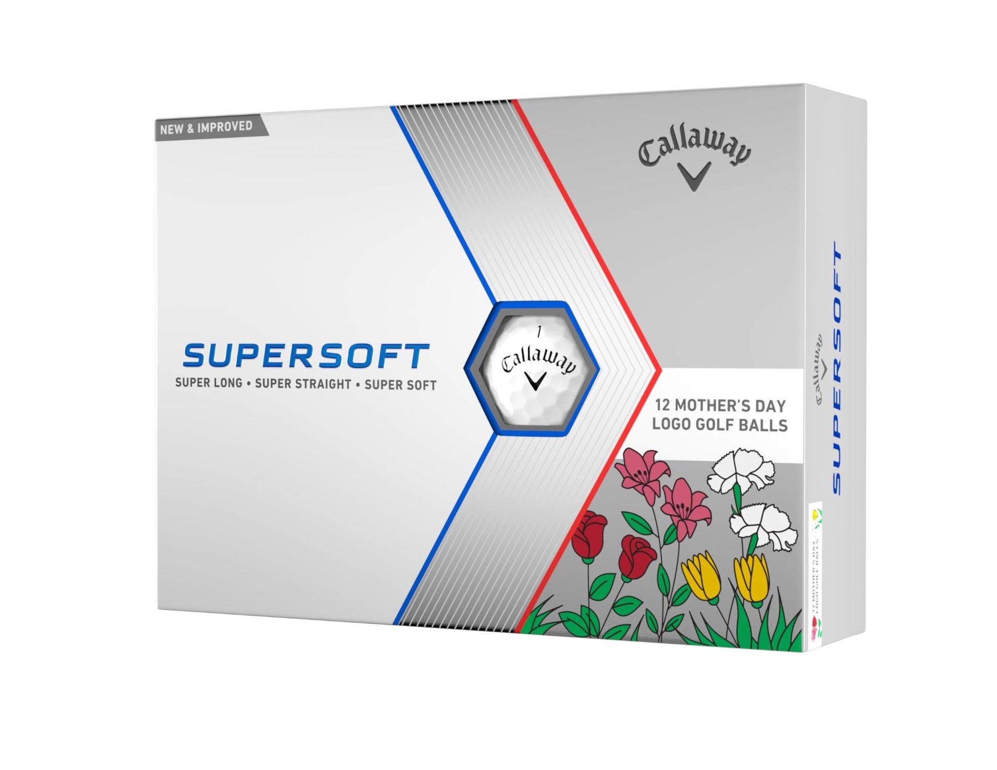 Callaway Golf Supersoft Golf Balls - Flowers - 2023