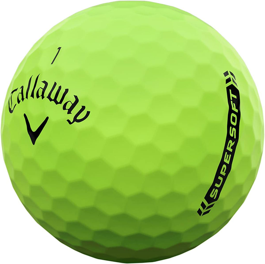 Callaway Golf Supersoft Golf Balls - Green - One Dozen