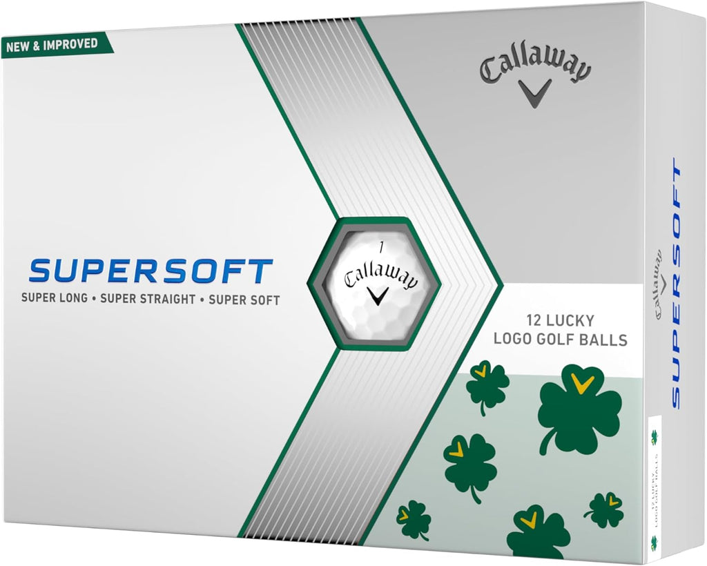 Callaway Golf Supersoft Golf Balls - Lucky - One Dozen