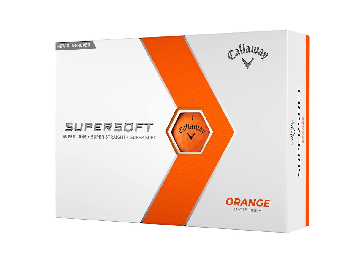 Callaway Golf Supersoft Golf Balls - Orange - 2023
