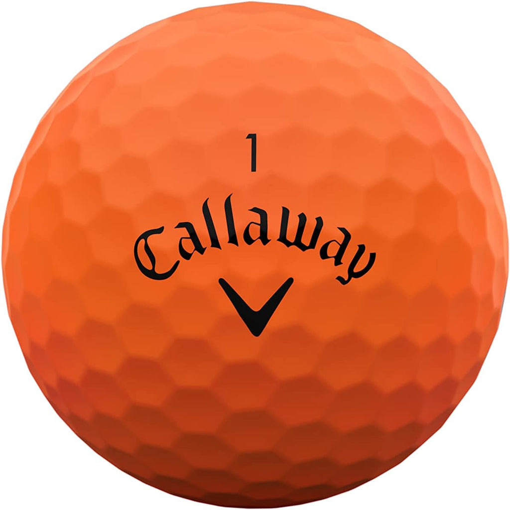 Callaway Golf Supersoft Golf Balls - Orange - One Dozen