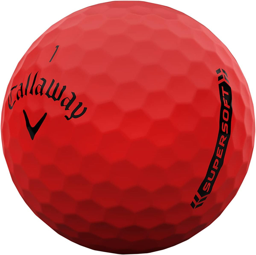 Callaway Golf Supersoft Golf Balls - Red - One Dozen