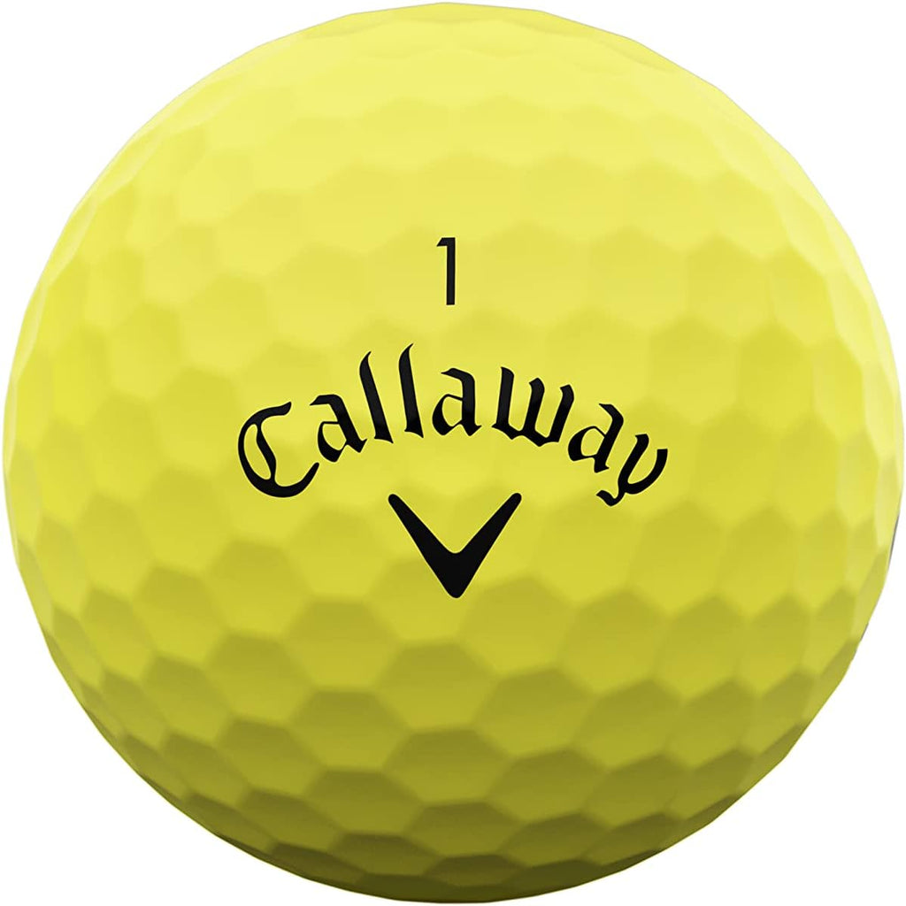 Callaway Golf Supersoft Golf Balls - Yellow - One Dozen