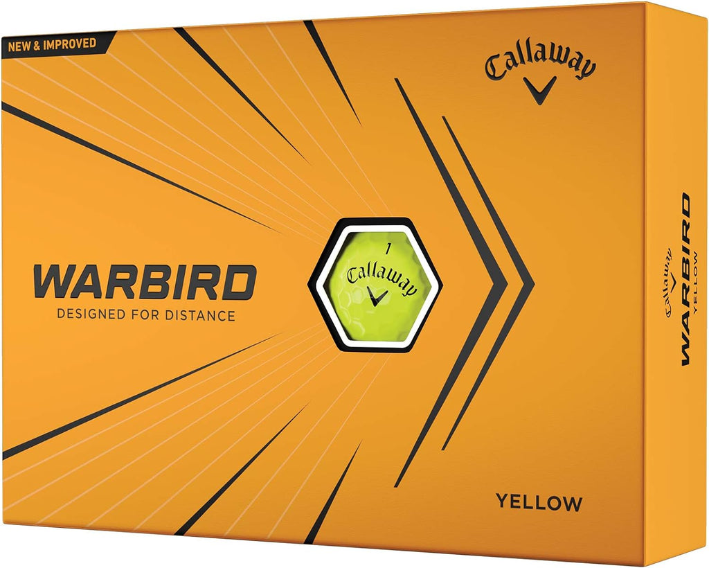 Callaway Golf Warbird Golf Balls - Yellow - 2021 Version