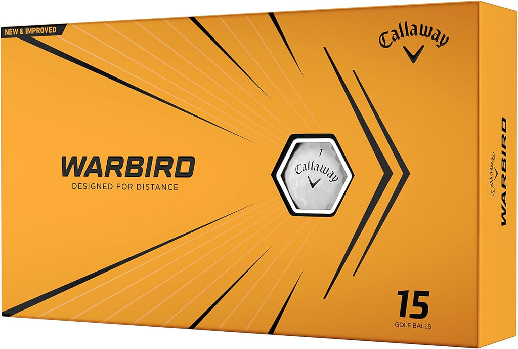 Callaway Golf Warbird Golf Balls - Yellow - 2021 Version