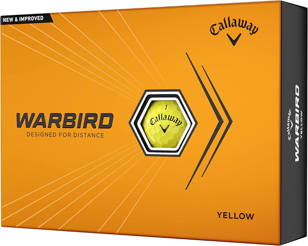 Callaway Golf Warbird Golf Balls - Yellow - 2023 Version