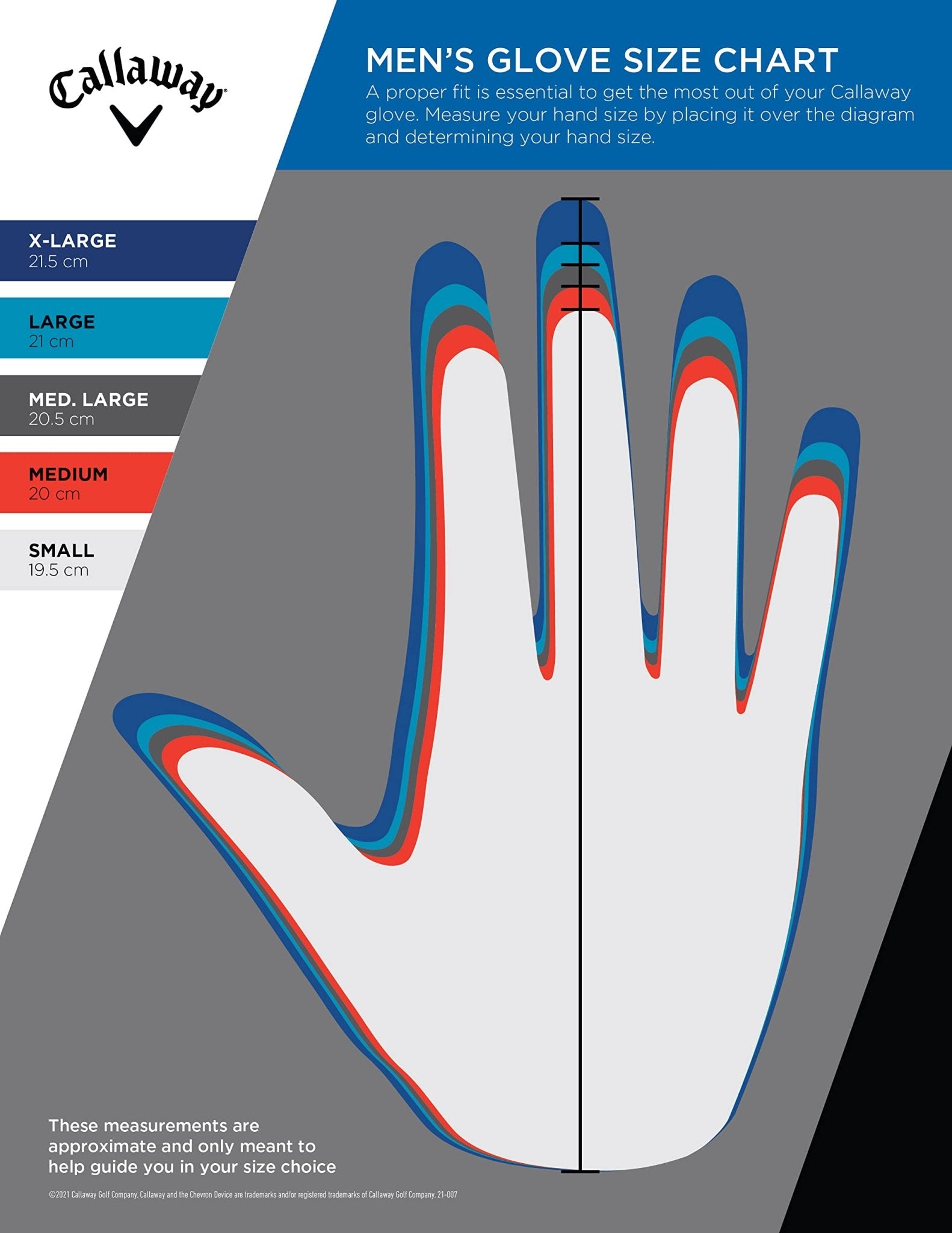 Callaway Golf Weather Spann Glove - Medium - Standard