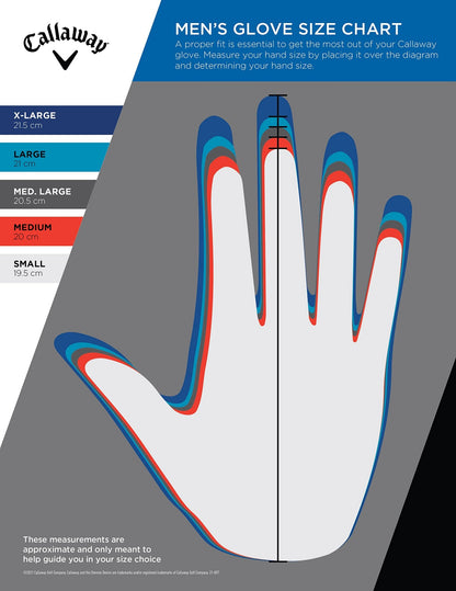 Callaway Golf Weather Spann Glove - Medium - Standard