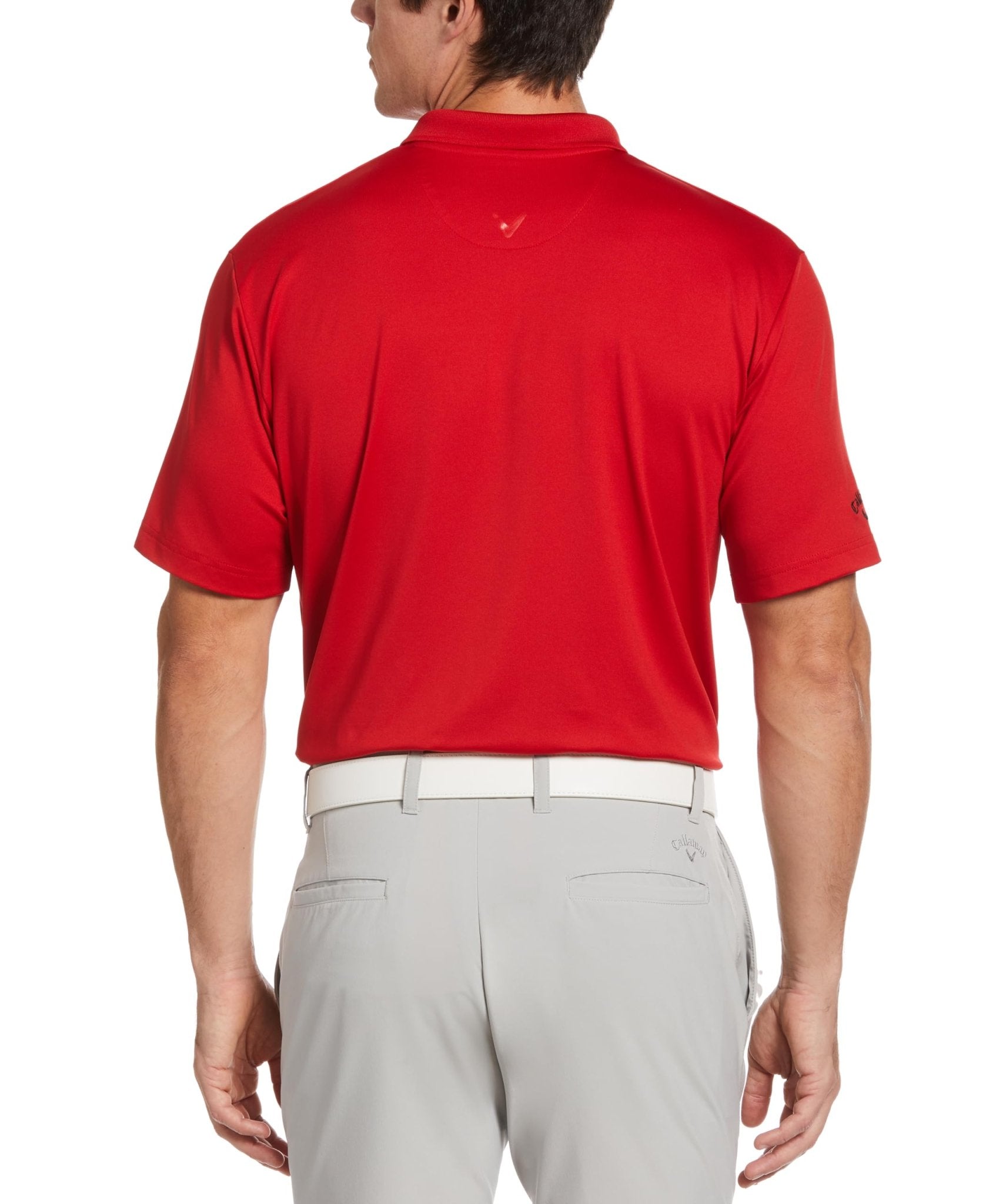 Callaway Mens Solid Opti-dri Short Sleeve Stretch Golf Polo - Callaway
