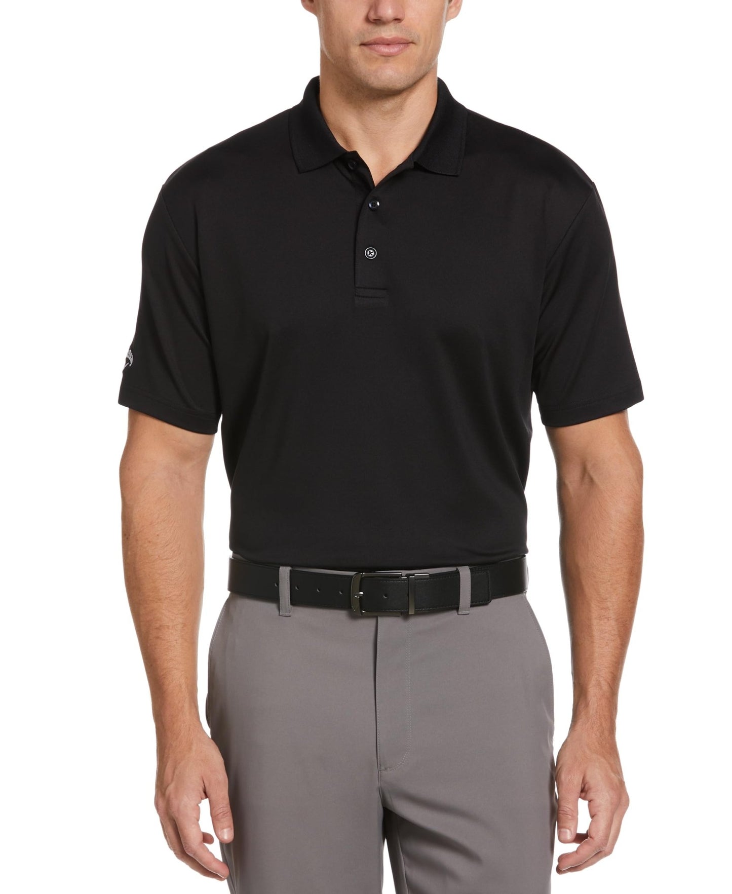 Callaway Mens Solid Opti-dri Short Sleeve Stretch Golf Polo - Callaway