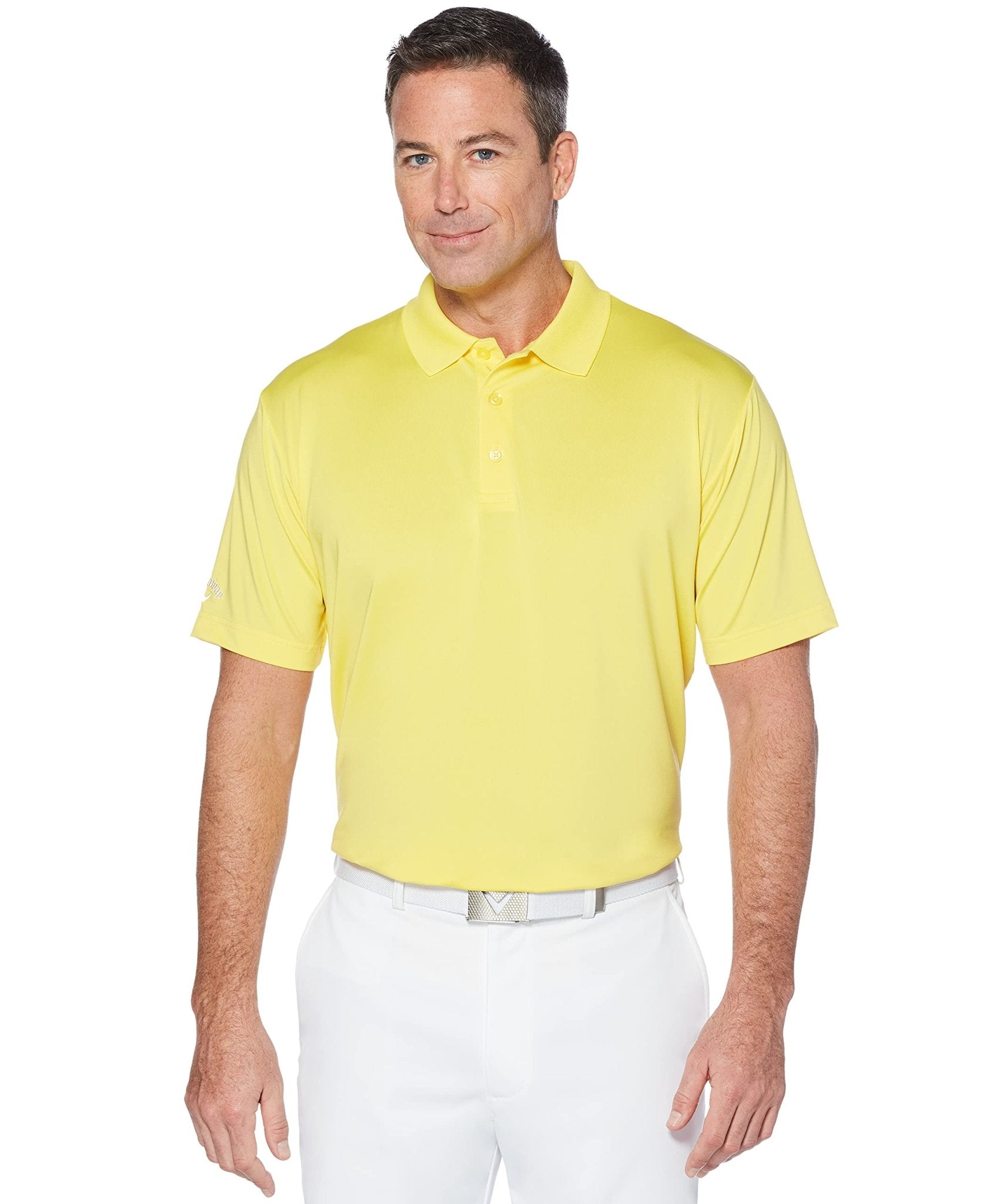 Callaway Mens Solid Opti-dri Short Sleeve Stretch Golf Polo - Callaway