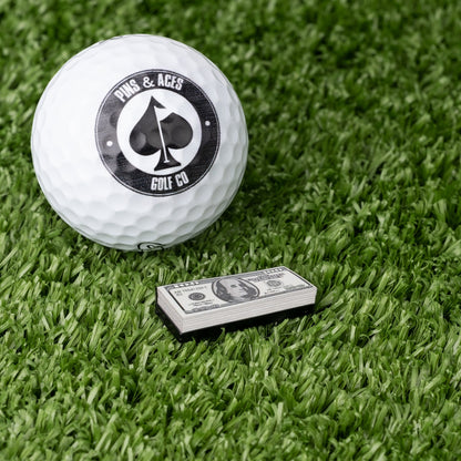 Cash Stack Ball Marker - Pins and Aces