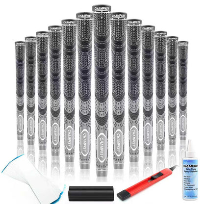 CHAMPKEY Premium Hybrid Golf Grips 13 Pack with All Repair Kits - Champkey