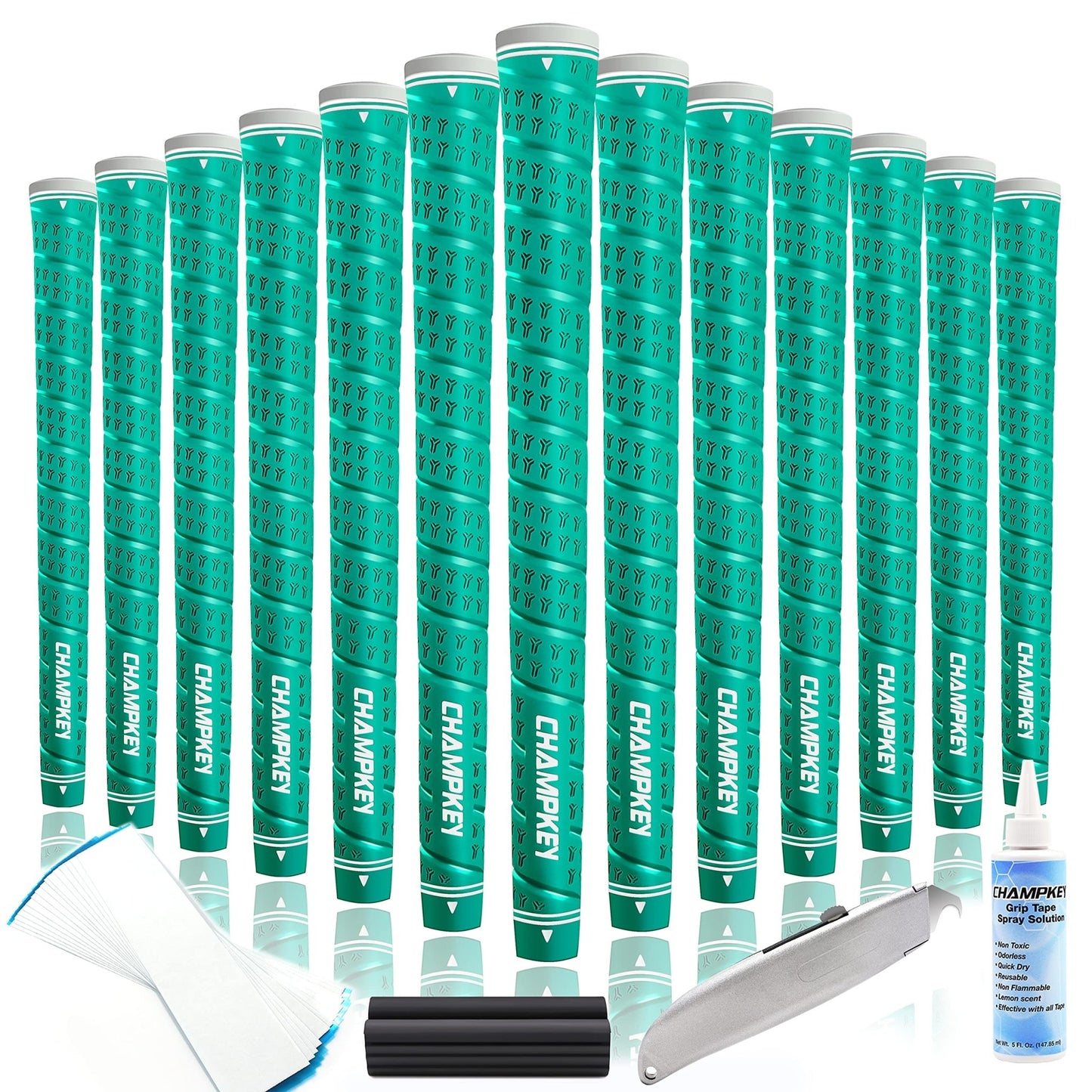 CHAMPKEY WRAP - Y Rubber Golf Grips 13 Pack Come with All Repair Kits - Champkey