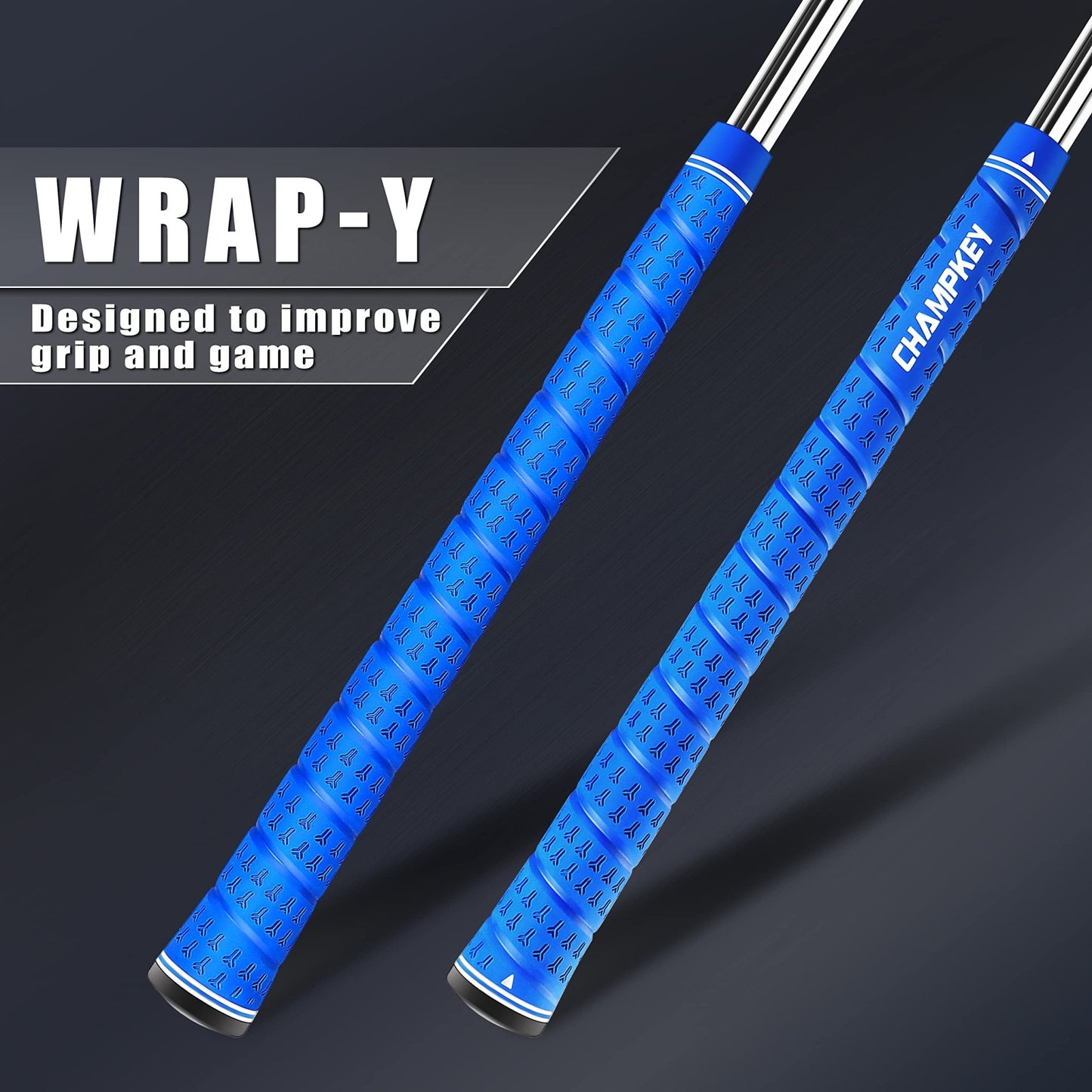 CHAMPKEY WRAP - Y Rubber Golf Grips 13 Pack Come with All Repair Kits - Champkey
