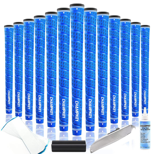 CHAMPKEY WRAP - Y Rubber Golf Grips 13 Pack Come with All Repair Kits - Champkey