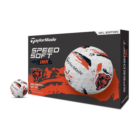 Chicago Bears SpeedSoft Ink Golf Balls - TaylorMade Team