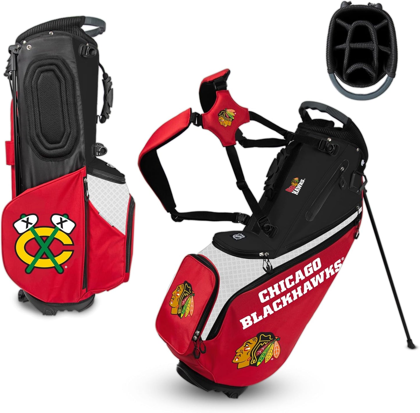Chicago Blackhawks Back Nine Stand Bag NHL |Team Effort - Team Effort