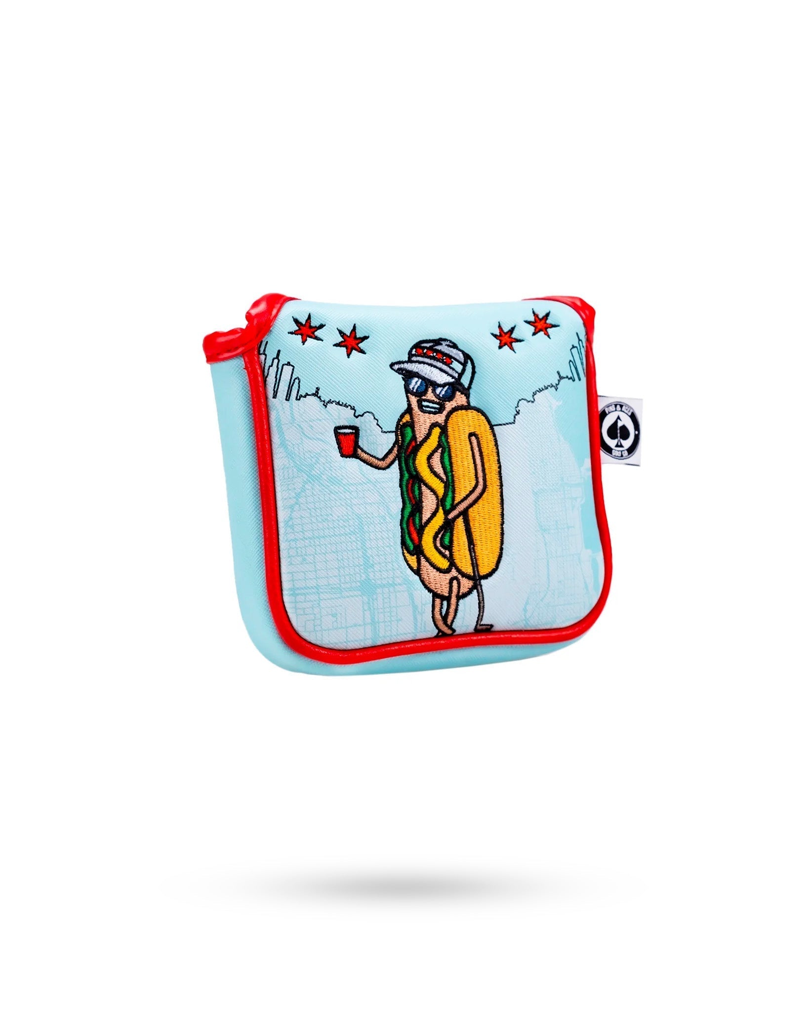 Chicago Dog - Mallet Putter Cover - Pins and Aces