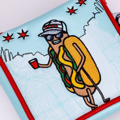 Chicago Dog - Mallet Putter Cover - Pins and Aces