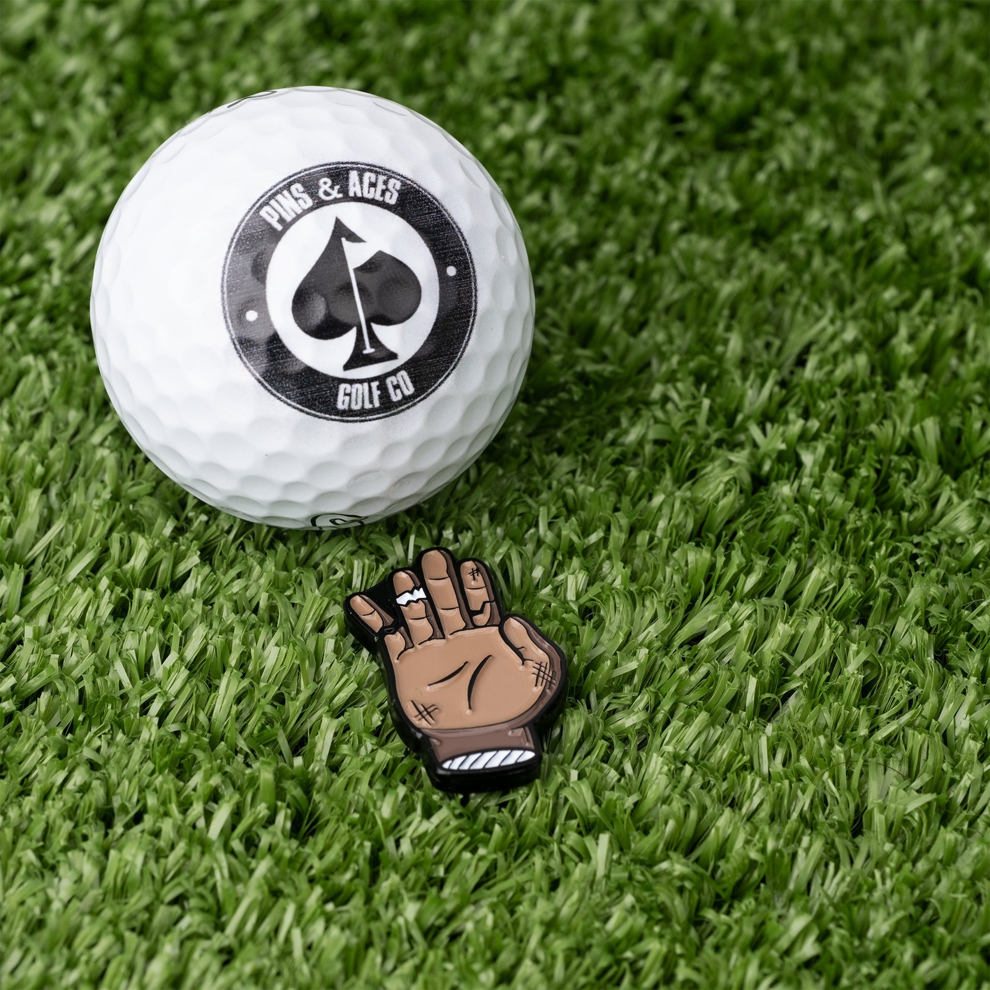 Chubs Hand Ball Marker - Pins and Aces