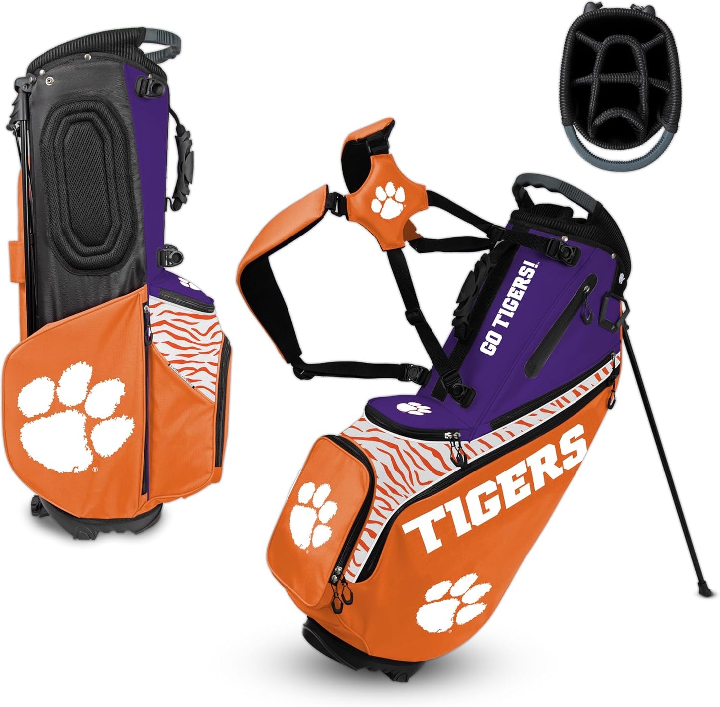 Clemson Back Nine Stand Bag NCAA |Team Effort - Team Effort