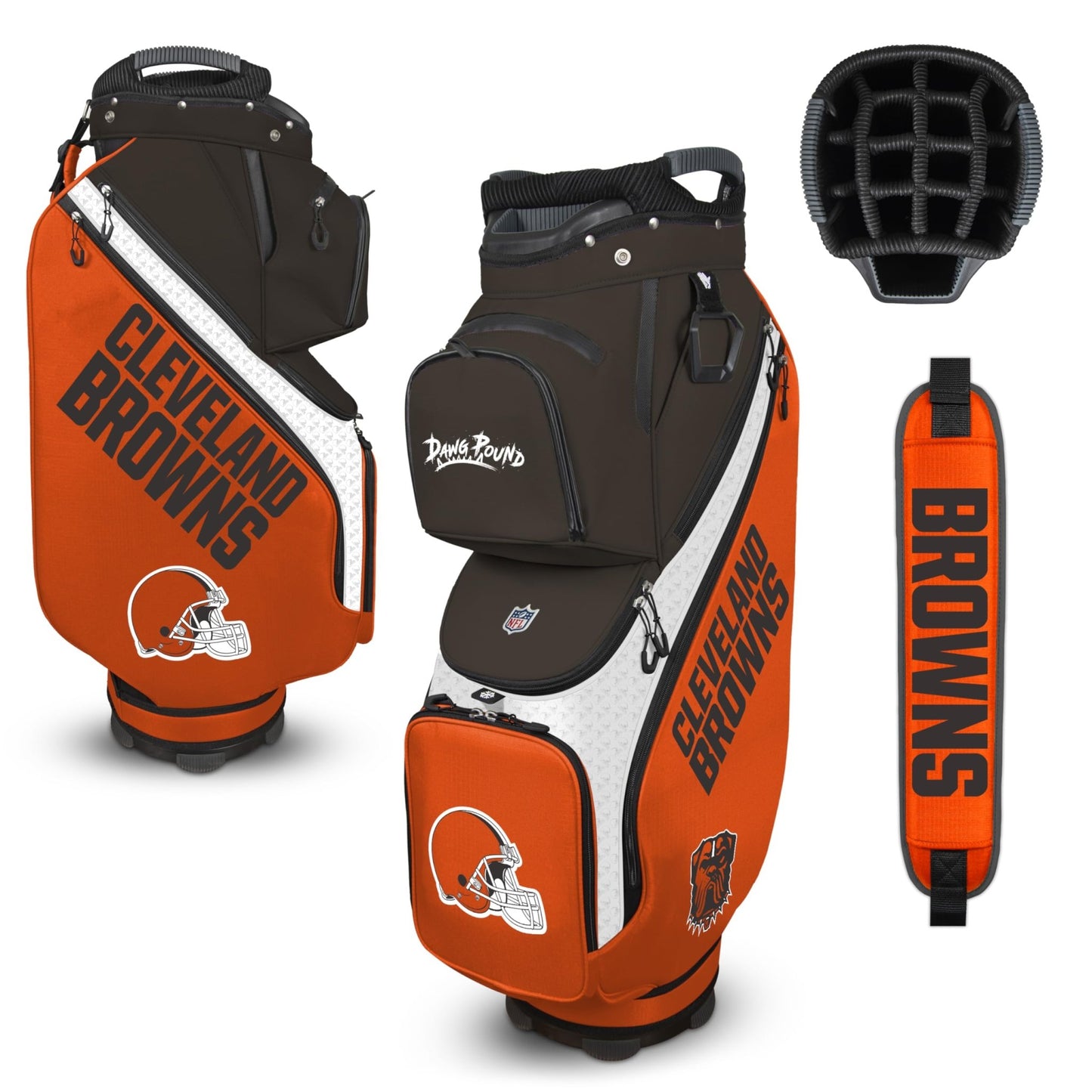 Cleveland Browns Clubhouse Cooler Cart Bag |Team Effort - Team Effort